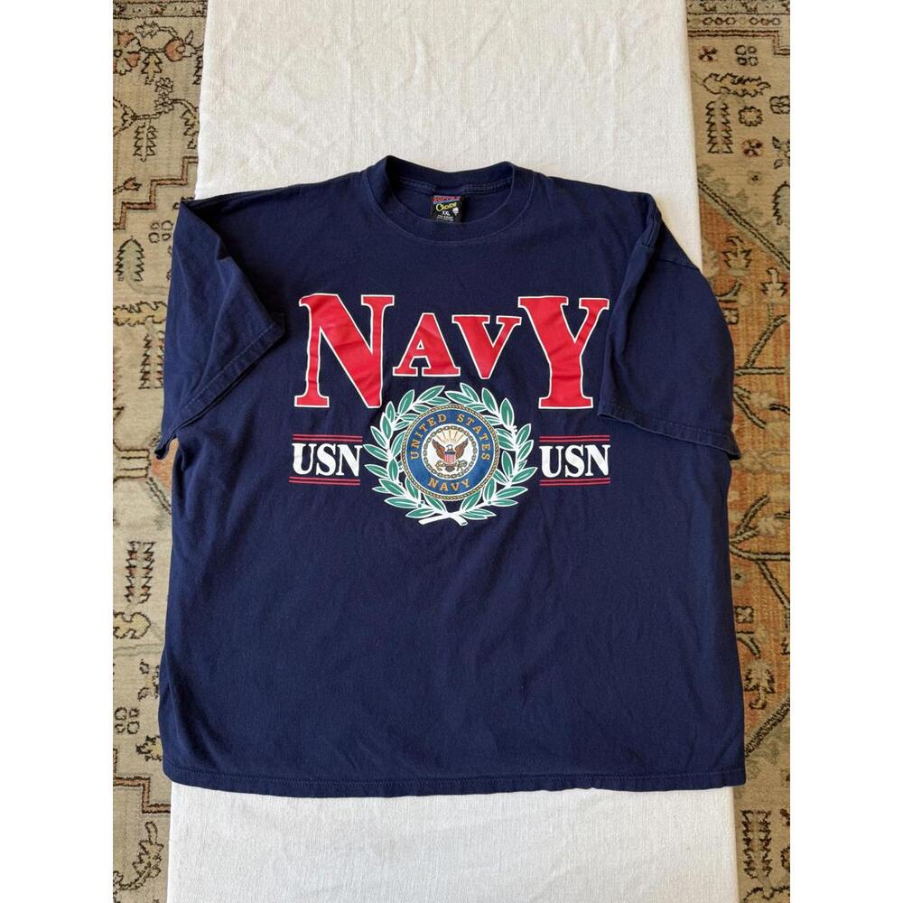 Vintage US Navy USN Graphic T-Shirt XXL